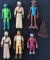 Group of 7 Vintage Star Wars Kenner Action Figures.