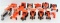 Lot of (13) Mini Allis-Chalmers Tractors & Pickers.