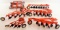 Lot of (6) Vintage ERTL Allis-Chalmers Disc Plows.