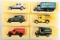 Lot of (6) Lledo Days Gone Advertising Trucks & Cars.