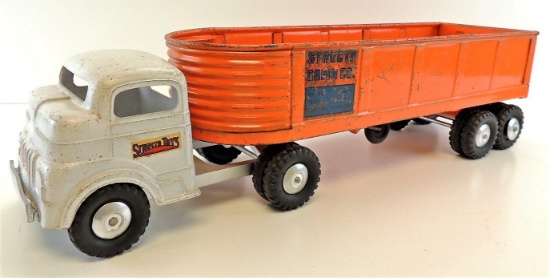 Vintage Structo Grain Company Semi Truck.