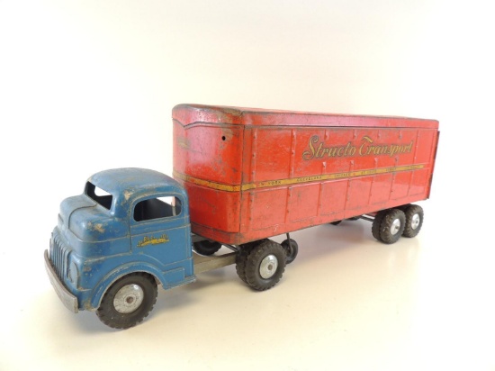 Vintage Structo Transport Semi Truck & Trailer.