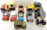 Lot of (9) Buddy L Jeep Toys.