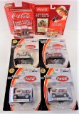 Lot of (6) Coa Cola Matchbox & Johnny Lightning Collectible Jeep Die-Casts.