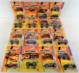 Lot of (16) Matchbox Die-Cast Collector Jeeps.