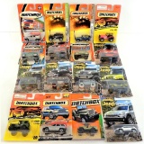 Lot of (16) Matchbox Die-Cast Collector Jeeps.