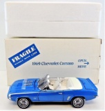 Danbury Mint 1969 Chevrolet Camaro Blue.