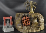 Vintage Heman and the Masters of the Universe Fright Zone Playset and Other.