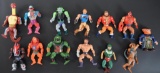 Group of 13 Vintage Heman and the MAsters of the Universe Action Figures.