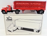 First Gear Model B-61 Mack Tractor & Trailer Stockyards Trucking.