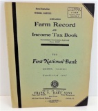 1945 Morris, Illinois. Simplified Farm Record & Imcome Tax Book.