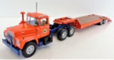 First Gear Allis-Chalmers R-Model Mack With Lowboy Trailer.