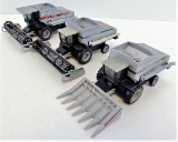 Lot of (3) ERTL Gleaner Farm Toys.