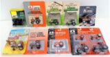Lot of (9) Toy Tractors and Accessories.