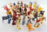 Lot of (44) Vintage Figures Plastic & Lead.