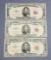 lot of 3 $5 legal tender notes