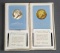 Lot of 2 Franklin Mint Sterling Silver Commemoratives.