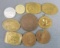 Lot of 10 misc tokens.