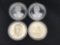 Lot of 4 Collector Coins.