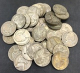 Lot of 37 Jefferson War Nickels.
