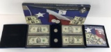 Texas Coin & Currency Set
