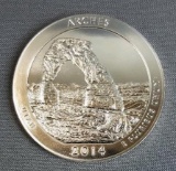 2014 P America The Beautiful Bullion Coins 5oz. Silver.