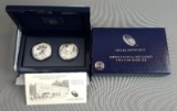 2013 American Eagle West Point two coin silver set.