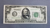 1928 a $50 Federal Reserve Note Chicago Illinois