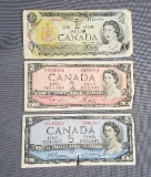 lot of 3 Canada currency