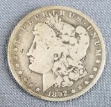 1892 O Morgan Dollar