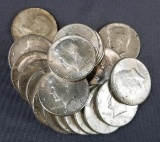 lot of 20 1964 Kennedy half dollars
