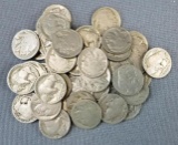 Lot of 43 Buffalo Nickels