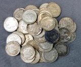 Lot of 50 Roosevelt Dimes