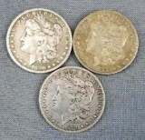 Lot of 3 Morgan Dollars