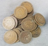 Lot of 24 Indian Head Cents.