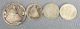 Lot of 4 misc coins.