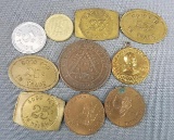 Lot of 10 misc tokens.