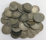 Lot of 40 Liberty Nickels
