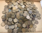 Many hundreds of Lincoln Wheat Cents.