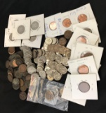 Lot of over 100 misc US Coins