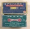 Group of 2 partially full boxes of Remington and peters 38 Smith & Wesson vintage ammunition oh