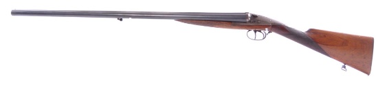 Strange cocking mechanism side-by-side 16 gauge double barrel shotgun