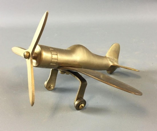 Brass airplane