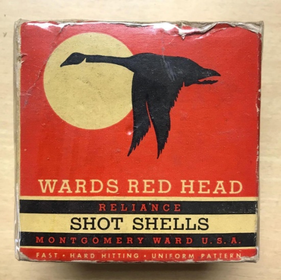 Wards redhead reliance 16 gauge vintage shotgun shells