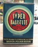 Vintage svper balistite Italian black powder tin