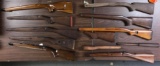 Group of 12 vintage rifle stocks