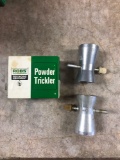 Group of two vintage powder tricklers