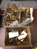 Group of 30?06, 39-55, and 45-70 brass casings