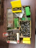 Group of vintage ammunition, casings, and bullets