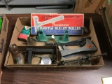 Vintage reloading scales and bullet puller